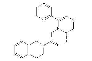 4-[2-(3,4-dihydro-1H-isoquinolin-2-yl)-2-keto-ethyl]-5-phenyl-1,4-thiazin-3-one