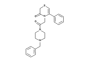 4-[2-(4-benzylpiperazino)-2-keto-ethyl]-5-phenyl-1,4-thiazin-3-one