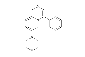 4-(2-keto-2-morpholino-ethyl)-5-phenyl-1,4-thiazin-3-one