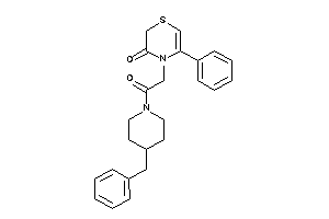 4-[2-(4-benzylpiperidino)-2-keto-ethyl]-5-phenyl-1,4-thiazin-3-one