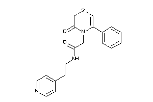 2-(3-keto-5-phenyl-1,4-thiazin-4-yl)-N-[2-(4-pyridyl)ethyl]acetamide