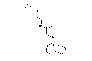 N-[2-(cyclopropylamino)ethyl]-2-(9H-purin-6-ylamino)acetamide