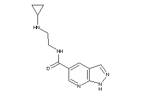 Image of N-[2-(cyclopropylamino)ethyl]-1H-pyrazolo[3,4-b]pyridine-5-carboxamide