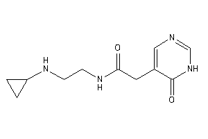 N-[2-(cyclopropylamino)ethyl]-2-(6-keto-1H-pyrimidin-5-yl)acetamide