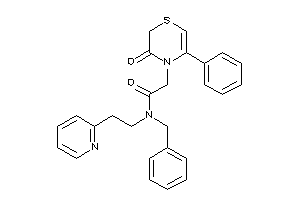 N-benzyl-2-(3-keto-5-phenyl-1,4-thiazin-4-yl)-N-[2-(2-pyridyl)ethyl]acetamide