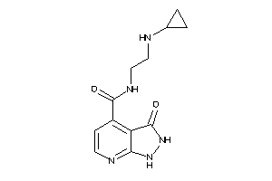 N-[2-(cyclopropylamino)ethyl]-3-keto-1,2-dihydropyrazolo[3,4-b]pyridine-4-carboxamide