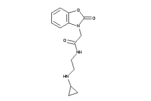 N-[2-(cyclopropylamino)ethyl]-2-(2-keto-1,3-benzoxazol-3-yl)acetamide