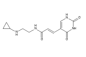 N-[2-(cyclopropylamino)ethyl]-3-(2,4-diketo-1H-pyrimidin-5-yl)acrylamide