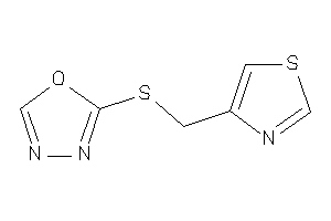 2-(thiazol-4-ylmethylthio)-1,3,4-oxadiazole