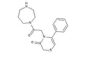 4-[2-(1,4-diazepan-1-yl)-2-keto-ethyl]-5-phenyl-1,4-thiazin-3-one