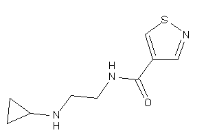 N-[2-(cyclopropylamino)ethyl]isothiazole-4-carboxamide