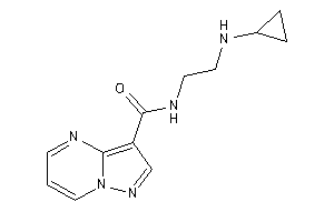 N-[2-(cyclopropylamino)ethyl]pyrazolo[1,5-a]pyrimidine-3-carboxamide