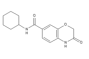 N-cyclohexyl-3-keto-4H-1,4-benzoxazine-7-carboxamide