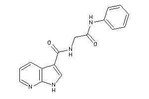 Image of N-(2-anilino-2-keto-ethyl)-1H-pyrrolo[2,3-b]pyridine-3-carboxamide