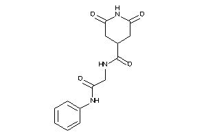 N-(2-anilino-2-keto-ethyl)-2,6-diketo-isonipecotamide