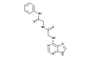 N-(2-anilino-2-keto-ethyl)-2-(9H-purin-6-ylamino)acetamide