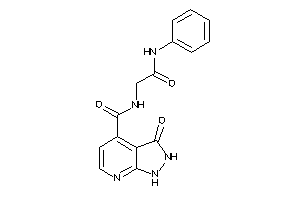 N-(2-anilino-2-keto-ethyl)-3-keto-1,2-dihydropyrazolo[3,4-b]pyridine-4-carboxamide