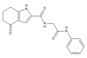 N-(2-anilino-2-keto-ethyl)-4-keto-1,5,6,7-tetrahydroindole-2-carboxamide