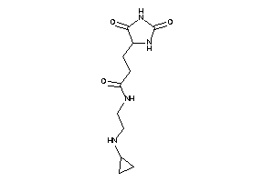 Image of N-[2-(cyclopropylamino)ethyl]-3-(2,5-diketoimidazolidin-4-yl)propionamide
