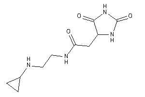 Image of N-[2-(cyclopropylamino)ethyl]-2-(2,5-diketoimidazolidin-4-yl)acetamide