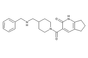 Image of 3-[4-[(benzylamino)methyl]piperidine-1-carbonyl]-1,5,6,7-tetrahydro-1-pyrindin-2-one