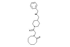 1-[2-[4-[(benzylamino)methyl]piperidino]-2-keto-ethyl]azocan-2-one