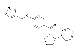 [4-(isoxazol-4-ylmethoxy)phenyl]-(2-phenylpyrrolidino)methanone