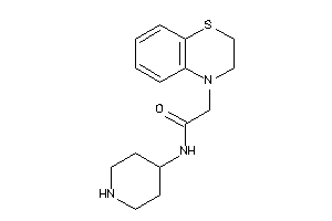 2-(2,3-dihydro-1,4-benzothiazin-4-yl)-N-(4-piperidyl)acetamide