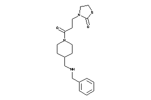 3-[3-[4-[(benzylamino)methyl]piperidino]-3-keto-propyl]thiazolidin-2-one