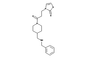 3-[3-[4-[(benzylamino)methyl]piperidino]-3-keto-propyl]-4-thiazolin-2-one