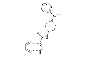 N-(1-benzoyl-4-piperidyl)-1H-pyrrolo[2,3-b]pyridine-3-carboxamide