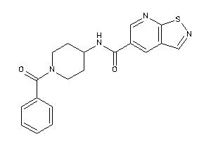 N-(1-benzoyl-4-piperidyl)isothiazolo[5,4-b]pyridine-5-carboxamide