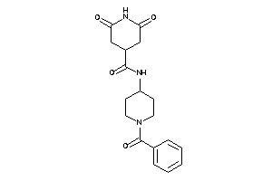 N-(1-benzoyl-4-piperidyl)-2,6-diketo-isonipecotamide