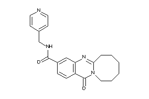 Image of 13-keto-N-(4-pyridylmethyl)-6,7,8,9,10,11-hexahydroazocino[2,1-b]quinazoline-3-carboxamide