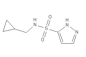 N-(cyclopropylmethyl)-1H-pyrazole-5-sulfonamide