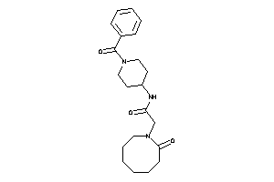 N-(1-benzoyl-4-piperidyl)-2-(2-ketoazocan-1-yl)acetamide