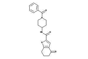 N-(1-benzoyl-4-piperidyl)-4-keto-6,7-dihydro-5H-benzofuran-2-carboxamide