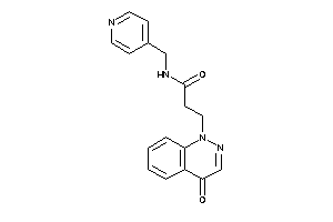 3-(4-ketocinnolin-1-yl)-N-(4-pyridylmethyl)propionamide