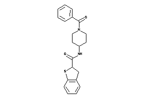 N-(1-benzoyl-4-piperidyl)-2,3-dihydrobenzothiophene-2-carboxamide