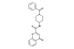 N-(1-benzoyl-4-piperidyl)-4-keto-chromene-2-carboxamide