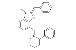 2-benzal-7-[[2-(3-pyridyl)piperidino]methyl]coumaran-3-one