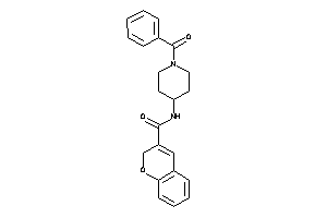 N-(1-benzoyl-4-piperidyl)-2H-chromene-3-carboxamide