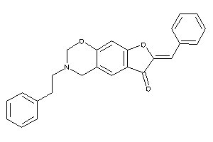 Image of 7-benzal-3-phenethyl-2,4-dihydrofuro[3,2-g][1,3]benzoxazin-6-one