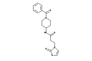 N-(1-benzoyl-4-piperidyl)-3-(2-keto-4-thiazolin-3-yl)propionamide