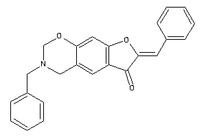 Image of 7-benzal-3-benzyl-2,4-dihydrofuro[3,2-g][1,3]benzoxazin-6-one