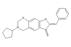 Image of 7-benzal-3-cyclopentyl-2,4-dihydrofuro[3,2-g][1,3]benzoxazin-6-one