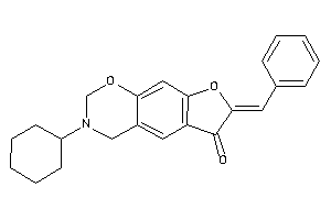 7-benzal-3-cyclohexyl-2,4-dihydrofuro[3,2-g][1,3]benzoxazin-6-one