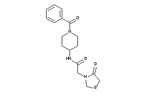 N-(1-benzoyl-4-piperidyl)-2-(4-ketothiazolidin-3-yl)acetamide