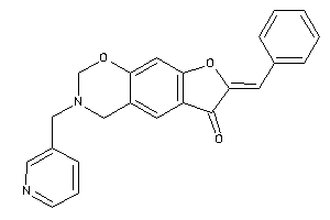 Image of 7-benzal-3-(3-pyridylmethyl)-2,4-dihydrofuro[3,2-g][1,3]benzoxazin-6-one