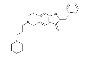 7-benzal-3-(3-morpholinopropyl)-2,4-dihydrofuro[3,2-g][1,3]benzoxazin-6-one